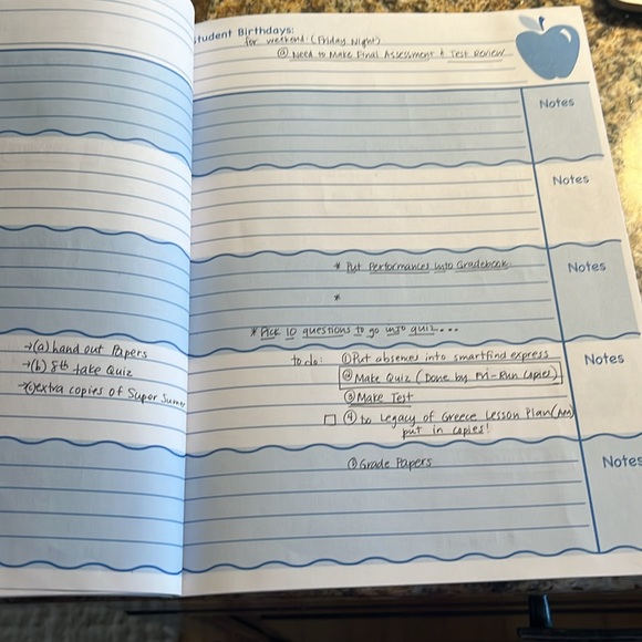 Teacher's Lesson Plan Book - Picture 3 of 4
